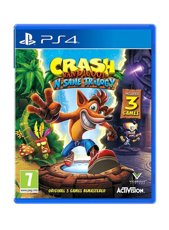 Crash Bandicoot N. Sane Trilogy (Intl Version) for PlayStation 4 (PS4) by Activision Blizzard
Crash Bandicoot N. Sane Trilogy (Intl Version) for PlayStation 4 (PS4) by Activision Blizzard