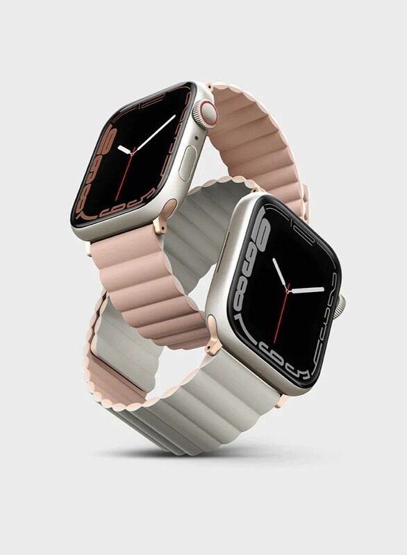 Uniq Revix Reversible Magnetic Silicone Strap for Apple Watch 42/44/45/49MM - Pink/Beige
Uniq Revix Reversible Magnetic Silicone Strap for Apple Watch 42/44/45/49MM - Pink/Beige