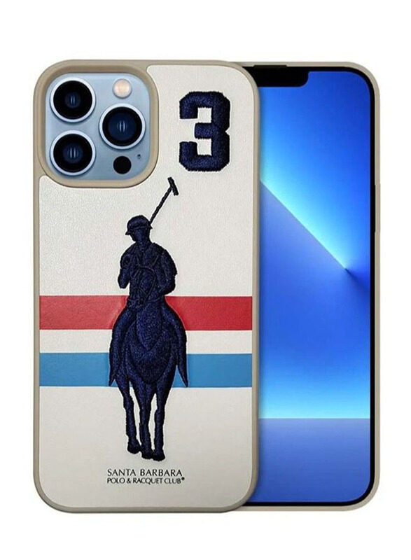 Santa Barbara Polo & Racquet Club Garner Series Apple iPhone 13 Pro Embroidery Jockey Phone Case, White
Santa Barbara Polo & Racquet Club Garner Series Apple iPhone 13 Pro Embroidery Jockey Phone Case, White
