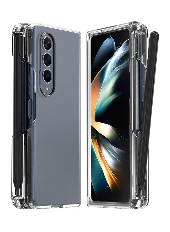 araree Nukin P Clear Transparent phone case with S pen slot compatible with Samsung Galaxy Z Fold4 - Clear
araree Nukin P Clear Transparent phone case with S pen slot compatible with Samsung Galaxy Z Fold4 - Clear