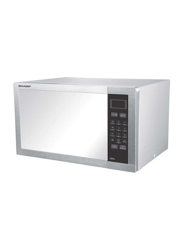 Sharp 34L Countertop Microwave Oven With Grill, 1000W, R-77AT AR (ST), Silver/Black
Sharp 34L Countertop Microwave Oven With Grill, 1000W, R-77AT AR (ST), Silver/Black