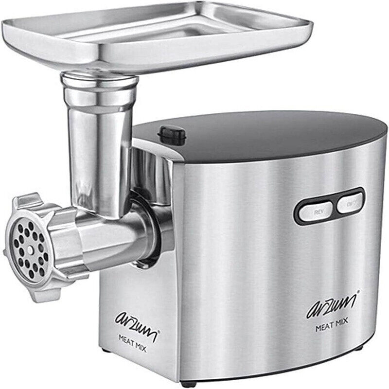 Arzum AR1132 Meat Mix Meat Grinder 1500 Watts 3 Functions Stainless Steel 3 Discs Silver Color Model
Arzum AR1132 Meat Mix Meat Grinder 1500 Watts 3 Functions Stainless Steel 3 Discs Silver Color Model