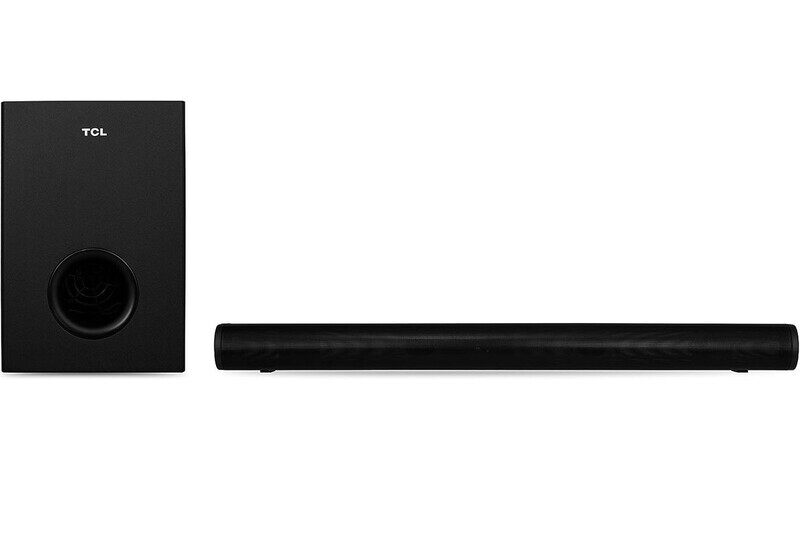 TCL 2.1 Channel Home Theater Soundbar with Wireless Subwoofer, 160W Audio Power, Multi Color LED Display, Bluetooth, HDMI ,Optical Cable Connectivity,
TCL 2.1 Channel Home Theater Soundbar with Wireless Subwoofer, 160W Audio Power, Multi Color LED Display, Bluetooth, HDMI ,Optical Cable Connectivity,
