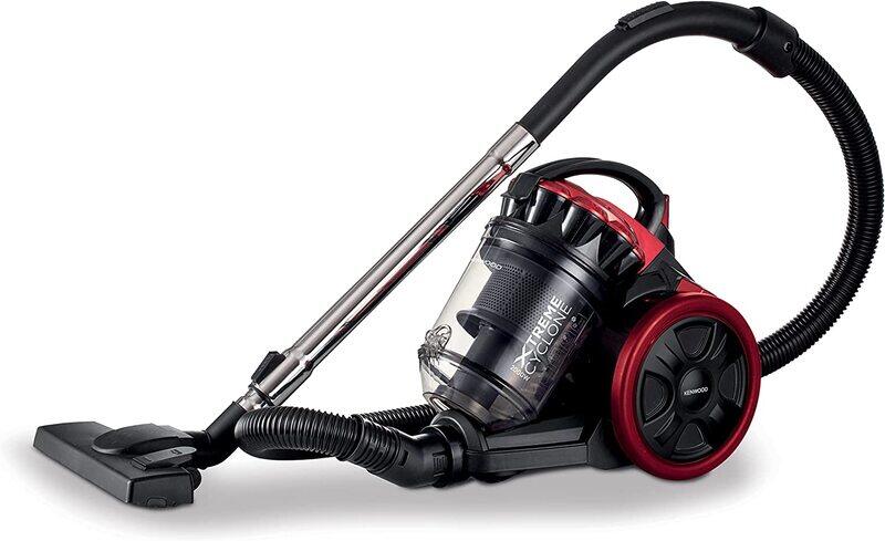 Kenwood Multi Cyclonic Bagless Canister Vacuum Cleaner, 3L, 2000W, Vbp70.000Br, Black/Red
Kenwood Multi Cyclonic Bagless Canister Vacuum Cleaner, 3L, 2000W, Vbp70.000Br, Black/Red