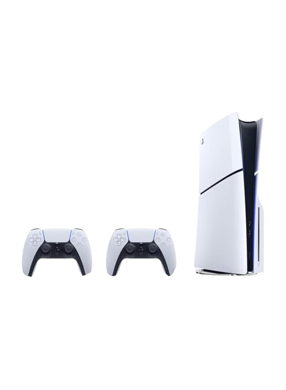 Sony PlayStation 5 Slim Disc Console, 1TB, With 2 Controllers, International Version, White
Sony PlayStation 5 Slim Disc Console, 1TB, With 2 Controllers, International Version, White