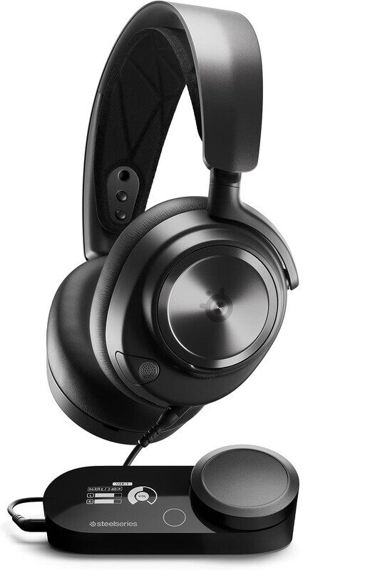 SteelSeries Arctis Nova Pro - Multi-System Gaming Headset - Hi-Res Audio - 360° Spatial Audio - GameDAC Gen 2 - ClearCast Gen 2 Mic - PC, PS5, PS4, Sw
SteelSeries Arctis Nova Pro - Multi-System Gaming Headset - Hi-Res Audio - 360° Spatial Audio - GameDAC Gen 2 - ClearCast Gen 2 Mic - PC, PS5, PS4, Sw