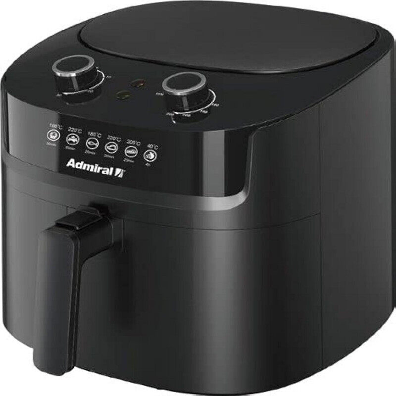 Admiral Air Fryer, 6.5L,1800W, No Oil, Classic Control Air Fryer, Dishwasher Safe, ADAF65BL, 1 Year Warranty.
Admiral Air Fryer, 6.5L,1800W, No Oil, Classic Control Air Fryer, Dishwasher Safe, ADAF65BL, 1 Year Warranty.