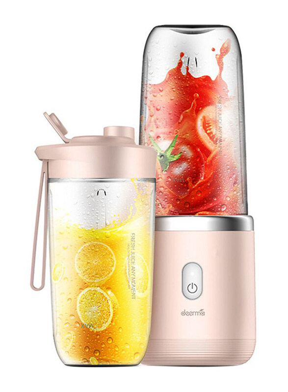 Deerma 0.4L Portable Automatic Multi Functional USB Rechargeable Juicer Cup, 140W, DEM-NU05, Pink
Deerma 0.4L Portable Automatic Multi Functional USB Rechargeable Juicer Cup, 140W, DEM-NU05, Pink