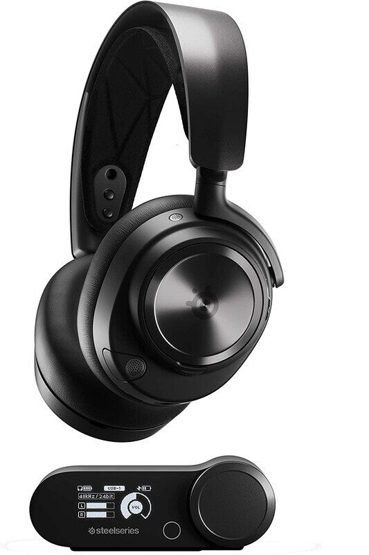 SteelSeries Arctis Nova Pro Wireless - Multi-System Gaming Headset - Premium Hi-Fi Drivers - Active Noise Cancellation - Infinity Power System - PC, P
SteelSeries Arctis Nova Pro Wireless - Multi-System Gaming Headset - Premium Hi-Fi Drivers - Active Noise Cancellation - Infinity Power System - PC, P