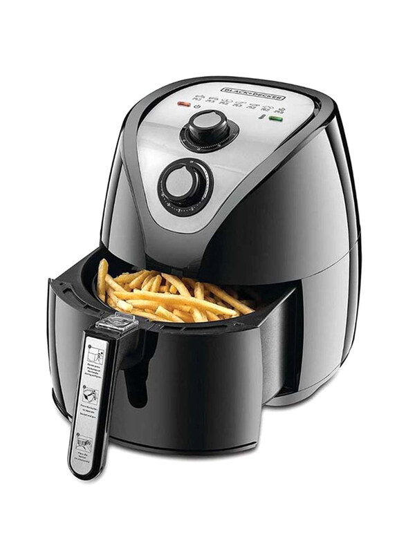 Black+Decker Aerofry Air Fryer with Rapid Air Convection Technology, 1500W, AF200-B5, Black/Silver
Black+Decker Aerofry Air Fryer with Rapid Air Convection Technology, 1500W, AF200-B5, Black/Silver