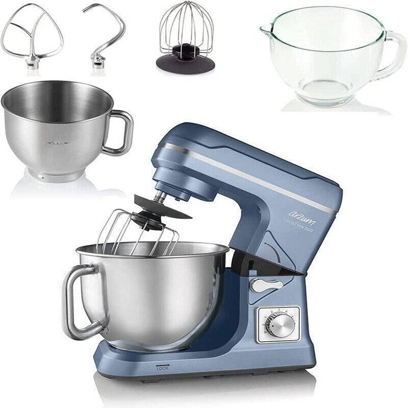 ARZUM AR1129-O CRUST MIX DUO STAND MIXER 1000W 6-stage speed adjustment 5 lt capacity stainless steel bowl with handle
ARZUM AR1129-O CRUST MIX DUO STAND MIXER 1000W 6-stage speed adjustment 5 lt capacity stainless steel bowl with handle