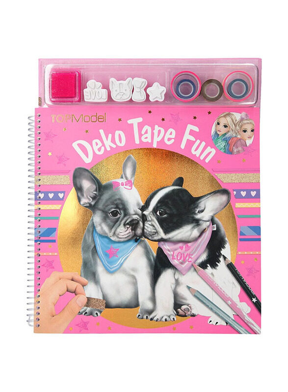Top Model TOPModel Colouring Book with Deco Tape Fun with Dog Design, For Ages, All Ages
Top Model TOPModel Colouring Book with Deco Tape Fun with Dog Design, For Ages, All Ages