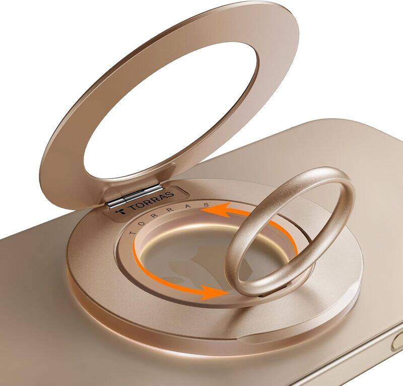 TORRAS 2025 Newest Thin Fit for MagSafe Phone Grip Ring Holder Dual-Ring, Compatible with MagSafe Kickstand Magnetic for iPhone 16/15/14/13/12/11 Sams
TORRAS 2025 Newest Thin Fit for MagSafe Phone Grip Ring Holder Dual-Ring, Compatible with MagSafe Kickstand Magnetic for iPhone 16/15/14/13/12/11 Sams