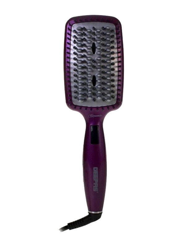 Geepas Ceramic Hair Brush with Digital Temperature Control for Women, 50W, GHBS86012, Purple/Silver
Geepas Ceramic Hair Brush with Digital Temperature Control for Women, 50W, GHBS86012, Purple/Silver