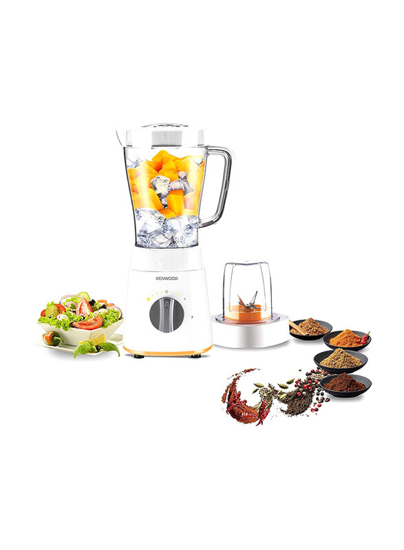 Kenwood 2L Blender Smoothie Maker with Multi Mill, Ice Crush Function, 500W, BLP15.150WH, White
Kenwood 2L Blender Smoothie Maker with Multi Mill, Ice Crush Function, 500W, BLP15.150WH, White