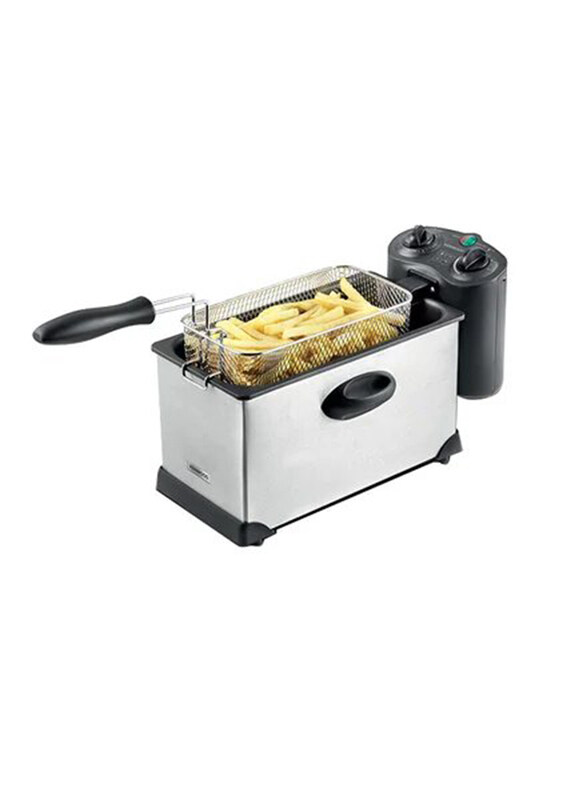 Kenwood 3L Deep Fryer, 2000W, with View Window & Stainless Steel Lid for Home, Kitchen & Restaurants, DFM50.000SS, Silver/Black
Kenwood 3L Deep Fryer, 2000W, with View Window & Stainless Steel Lid for Home, Kitchen & Restaurants, DFM50.000SS, Silver/Black