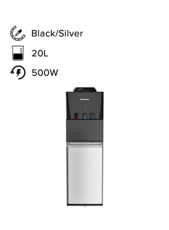 Panasonic 20L Hot & Cold Water Dispenser, 500W, SDM-WD3128TG/SDM-WD3128TF, Black/Silver
Panasonic 20L Hot & Cold Water Dispenser, 500W, SDM-WD3128TG/SDM-WD3128TF, Black/Silver