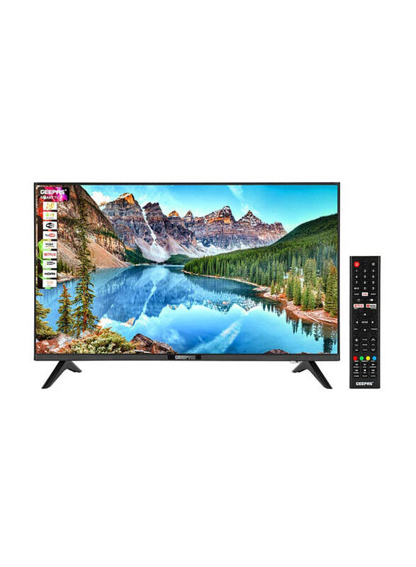 Geepas 32-Inch Frameless HD Smart LED TV with Remote Control, GLED3202SEHD, Black
Geepas 32-Inch Frameless HD Smart LED TV with Remote Control, GLED3202SEHD, Black