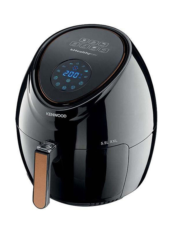 Kenwood 5.5L Digital Air Fryer with Rapid Hot Air Circulation, 1800W, HFP50.000BK, Black
Kenwood 5.5L Digital Air Fryer with Rapid Hot Air Circulation, 1800W, HFP50.000BK, Black