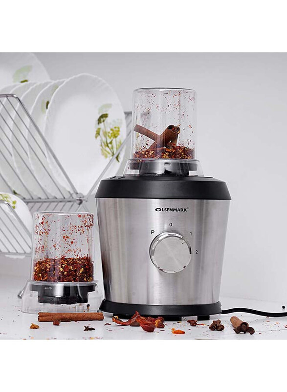Olsenmark 1.5L 3-in-1 Multi-Functional Blender, 500W, OMSB2382, Silver/Black/Clear
Olsenmark 1.5L 3-in-1 Multi-Functional Blender, 500W, OMSB2382, Silver/Black/Clear