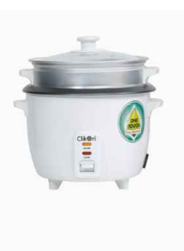 Clikon 1L Electric Rice Cooker, with Steamer Set, 400W, CK2125-N, Mint Green/White
Clikon 1L Electric Rice Cooker, with Steamer Set, 400W, CK2125-N, Mint Green/White
