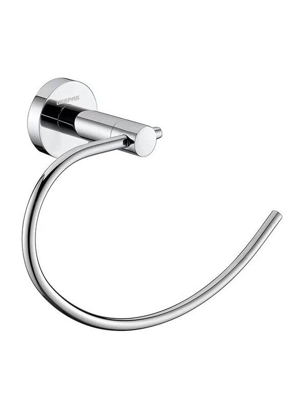 Geepas Towel Ring, 15cm, Silver