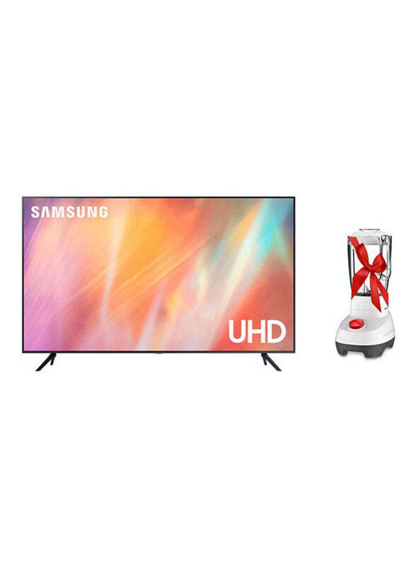 Samsung 55-Inch Crystal UHD 4K Flat Smart TV with Mixer 700W 1 Liter, UA55AU7000, Titan Grey
Samsung 55-Inch Crystal UHD 4K Flat Smart TV with Mixer 700W 1 Liter, UA55AU7000, Titan Grey
