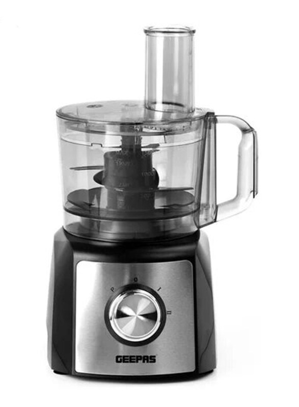 Geepas 1.2L Compact Food Processor Multifunctional Electric Chopper Shredder, 1200W, with Grater Attachments, GMC42015UK-N, Black/Silver
Geepas 1.2L Compact Food Processor Multifunctional Electric Chopper Shredder, 1200W, with Grater Attachments, GMC42015UK-N, Black/Silver