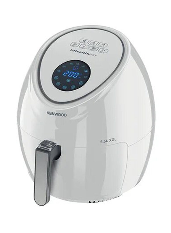 Kenwood 5.5L Digital XXL Air Fryer, 1800W, with Rapid Hot Air Circulation for Frying, Grilling, Broiling, Roasting, Baking & Toasting, HFP50.000WH, Wh
Kenwood 5.5L Digital XXL Air Fryer, 1800W, with Rapid Hot Air Circulation for Frying, Grilling, Broiling, Roasting, Baking & Toasting, HFP50.000WH, Wh