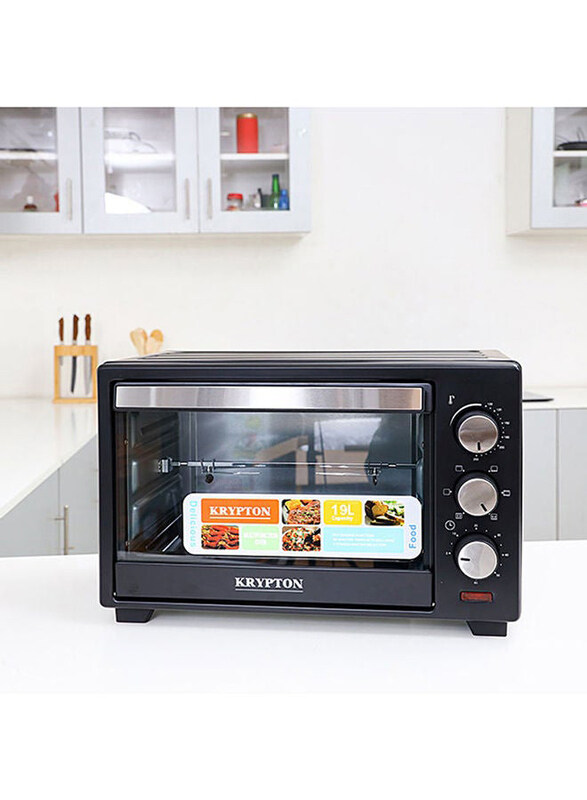 Krypton 19L Electric Oven 6 Power Levels And 60 Minute Timer, 1380W, KNO6096, Multicolour
Krypton 19L Electric Oven 6 Power Levels And 60 Minute Timer, 1380W, KNO6096, Multicolour