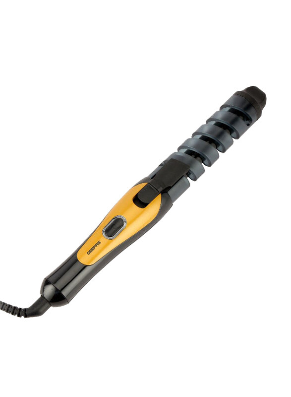 Geepas Safe Styling Auto Hair Curler with Heat Setting 180C-200C and Ceramic Barrel, 25W, GH8656, Black/Yellow
Geepas Safe Styling Auto Hair Curler with Heat Setting 180C-200C and Ceramic Barrel, 25W, GH8656, Black/Yellow