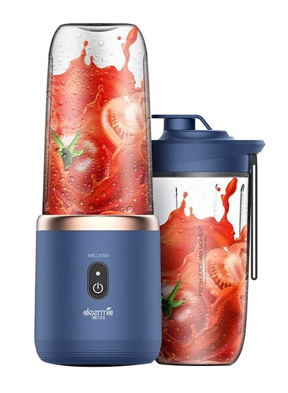 Deerma Mini USB Blender Bottle Portable Travel Juicer Cup Food Fruit Smoothie Maker Mixer, 140W, NU06, Blue
Deerma Mini USB Blender Bottle Portable Travel Juicer Cup Food Fruit Smoothie Maker Mixer, 140W, NU06, Blue