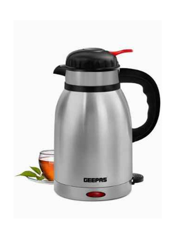Geepas 1.5L Electric Stainless Steel Double Wall Electric Kettle, 1600W, GK38016UK, Silver/Black
Geepas 1.5L Electric Stainless Steel Double Wall Electric Kettle, 1600W, GK38016UK, Silver/Black