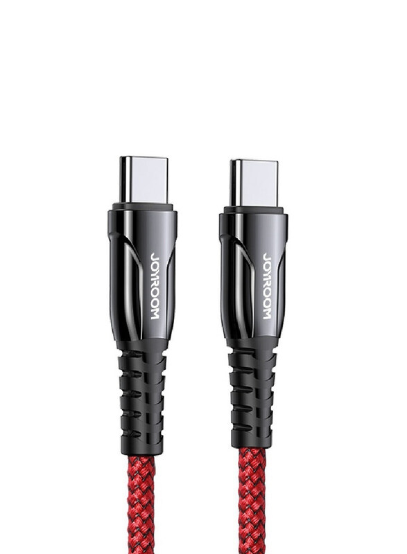 Joy Room Joyroom 1.2-Meter USB Type-C Fast Charging Cable, USB Type-C to USB Type-C for Smartphones/Tablets, S-1230K1, Red
Joy Room Joyroom 1.2-Meter USB Type-C Fast Charging Cable, USB Type-C to USB Type-C for Smartphones/Tablets, S-1230K1, Red
