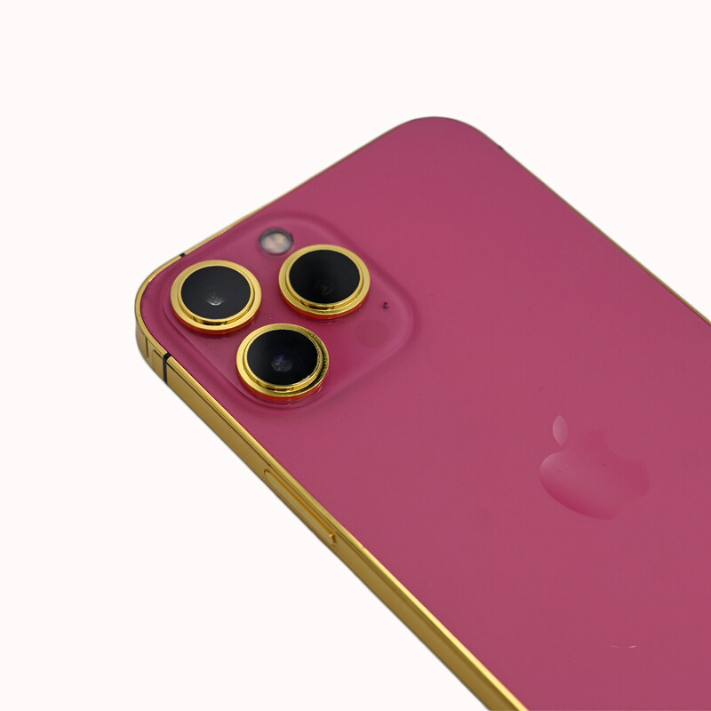 Caviar Luxury 24K Gold Frame Customized iPhone 14 Pro 512 GB Pink, UAE Version
Caviar Luxury 24K Gold Frame Customized iPhone 14 Pro 512 GB Pink, UAE Version