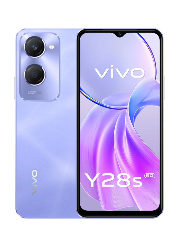 Vivo Y28s 256GB Twinkling Purple, 8GB RAM, 5G, Dual Sim Smartphone, Middle East Version
Vivo Y28s 256GB Twinkling Purple, 8GB RAM, 5G, Dual Sim Smartphone, Middle East Version