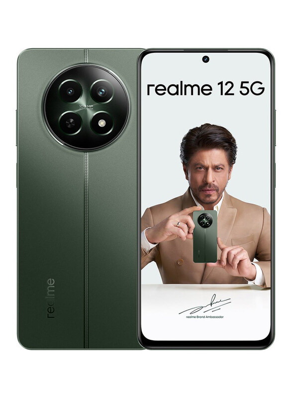 Realme 12 512GB Woodland Green, 8GB RAM, 5G, Dual Sim Smartphone, Middle East Version
Realme 12 512GB Woodland Green, 8GB RAM, 5G, Dual Sim Smartphone, Middle East Version