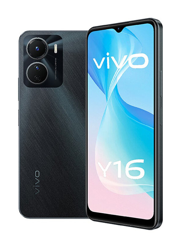 Vivo Y16 64GB Stellar Black, 4GB RAM, 4G LTE, Dual Sim Smartphone, Middle East Version
Vivo Y16 64GB Stellar Black, 4GB RAM, 4G LTE, Dual Sim Smartphone, Middle East Version