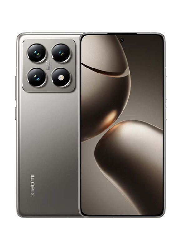 Xiaomi 14T Pro 512GB Titan Grey, 12GB RAM, 5G, Dual Sim Smartphone, Global Version
Xiaomi 14T Pro 512GB Titan Grey, 12GB RAM, 5G, Dual Sim Smartphone, Global Version