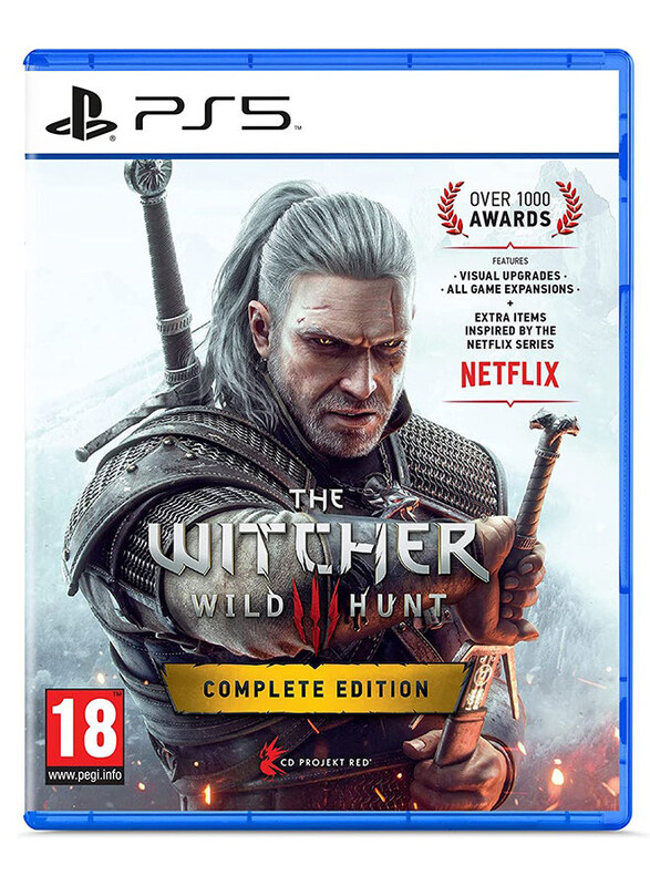 The Witcher 3: Wild Hunt Complete Edition International Version for PlayStation 5 (PS5) by CD Projekt Red
The Witcher 3: Wild Hunt Complete Edition International Version for PlayStation 5 (PS5) by CD Projekt Red