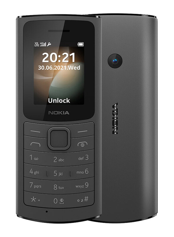 Nokia 110 128MB Black, 48MB RAM, 4G, Dual Sim Normal Mobile Phone, Middle East Version
Nokia 110 128MB Black, 48MB RAM, 4G, Dual Sim Normal Mobile Phone, Middle East Version