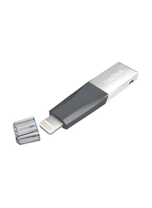 Sandisk 256GB iXpand Mini Fash Drive for iPhone iPad And Computers, SDIX40N, Silver/Black
Sandisk 256GB iXpand Mini Fash Drive for iPhone iPad And Computers, SDIX40N, Silver/Black