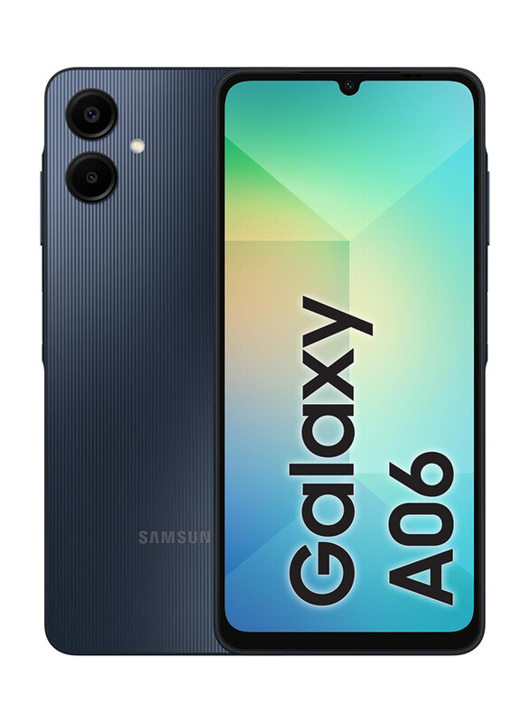 Samsung Galaxy A06 64GB Black, 4GB RAM, 4G LTE, Dual Sim Smartphone, UAE Version
Samsung Galaxy A06 64GB Black, 4GB RAM, 4G LTE, Dual Sim Smartphone, UAE Version