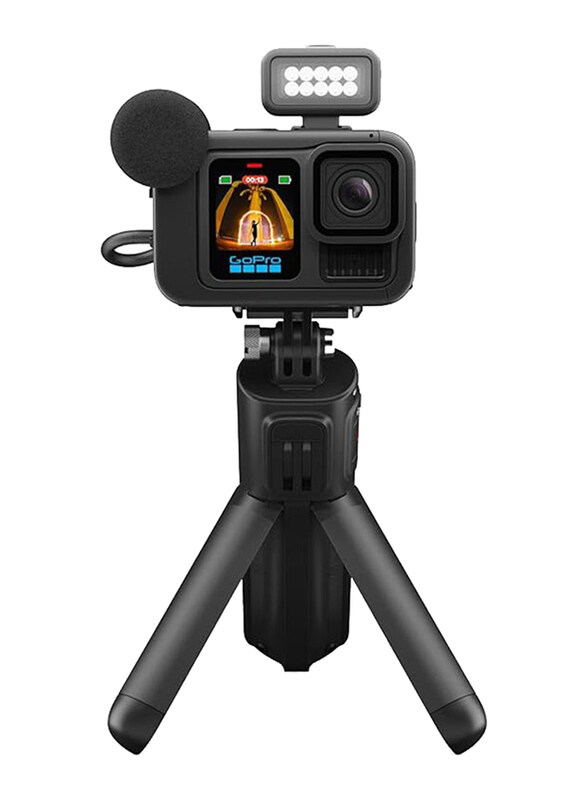 GoPro Hero13 Creator Edition Action Camera with Magnetic Latch Mount & Carrying Case, 27MP, Black
GoPro Hero13 Creator Edition Action Camera with Magnetic Latch Mount & Carrying Case, 27MP, Black