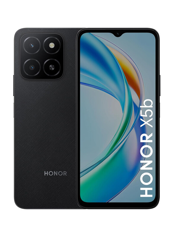 Honor X5b 64GB Midnight Black, 4GB RAM, 4G, Dual Sim Smartphone, Middle East Version
Honor X5b 64GB Midnight Black, 4GB RAM, 4G, Dual Sim Smartphone, Middle East Version