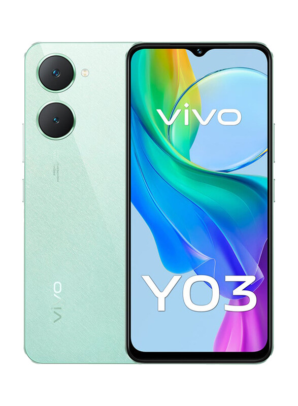 Vivo Y03 128GB Gem Green, 4GB RAM, 4G, Dual Sim Smartphone, Middle East Version
Vivo Y03 128GB Gem Green, 4GB RAM, 4G, Dual Sim Smartphone, Middle East Version