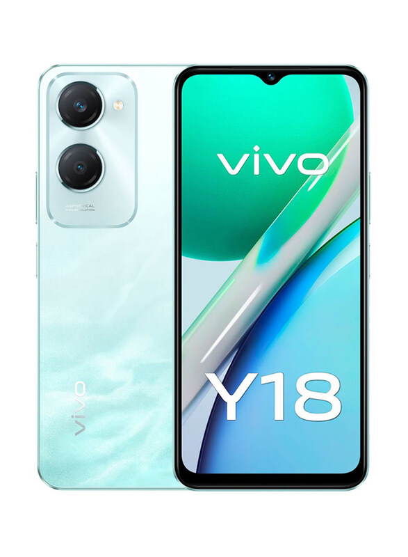 Vivo Y18 128GB Wave Aqua, 6GB RAM, 4G, Dual Sim Smartphone, Middle East Version
Vivo Y18 128GB Wave Aqua, 6GB RAM, 4G, Dual Sim Smartphone, Middle East Version