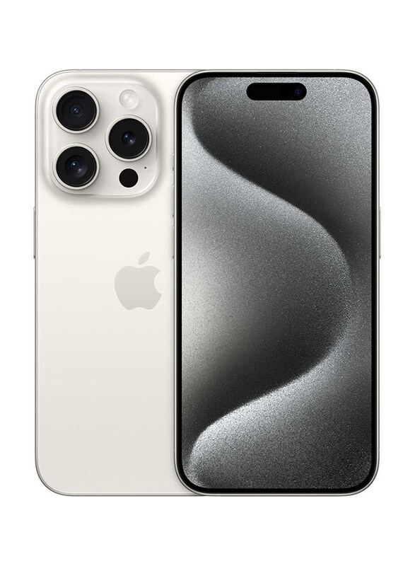Apple iPhone 15 Pro 1TB White Titanium, Without FaceTime, 8GB RAM, 5G, Single SIM Smartphone, Middle East Version
Apple iPhone 15 Pro 1TB White Titanium, Without FaceTime, 8GB RAM, 5G, Single SIM Smartphone, Middle East Version