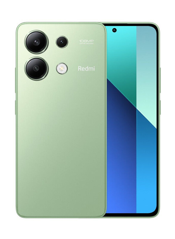 Xiaomi Redmi Note 13 256GB Mint Green, 8GB RAM, 4G LTE, Dual Sim Smartphone, Middle East Version
Xiaomi Redmi Note 13 256GB Mint Green, 8GB RAM, 4G LTE, Dual Sim Smartphone, Middle East Version