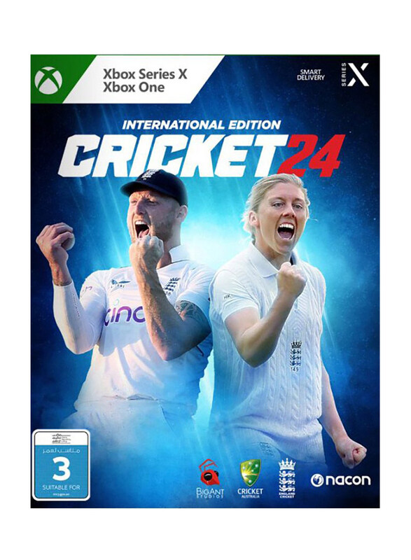 Cricket 24: International Edition Official Game of the Ashes for Xbox One/Series X by Nacon
Cricket 24: International Edition Official Game of the Ashes for Xbox One/Series X by Nacon